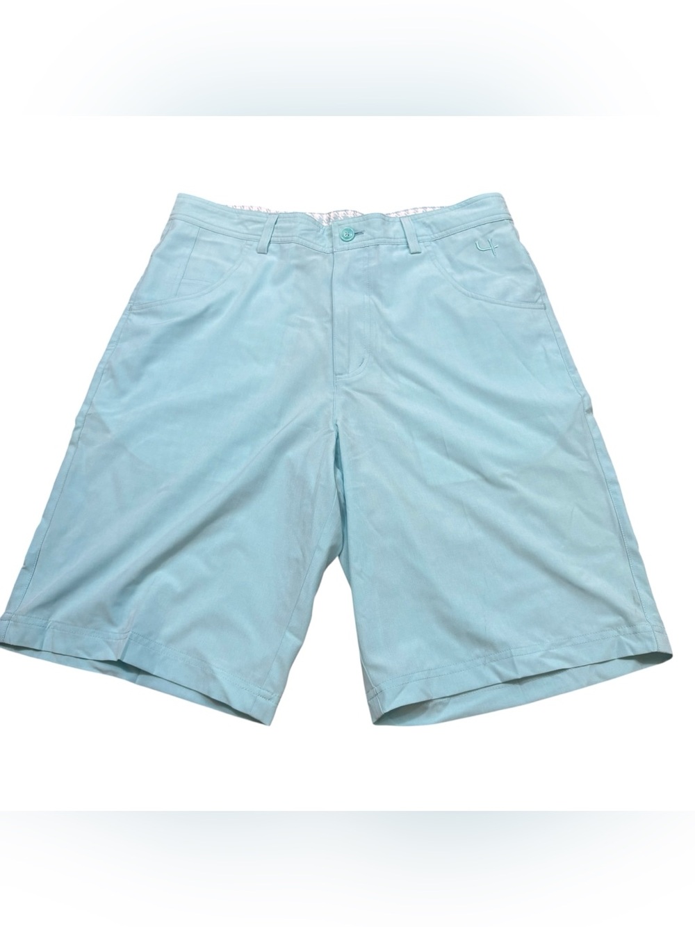 Men’s Short Par 4 Blue Golf Shorts Size 30